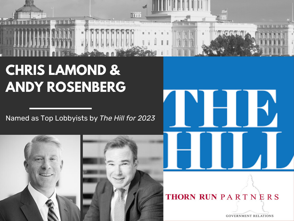 TRP’s Lamond, Rosenberg Listed as Top Lobbyists by The Hill for 2023